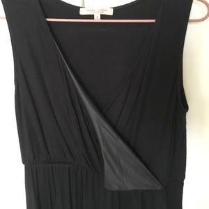 Versatile black cotton dress
